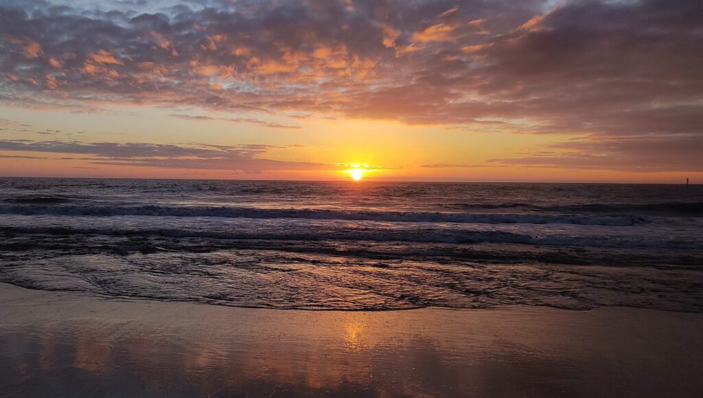 Sonnenuntergang am Meer